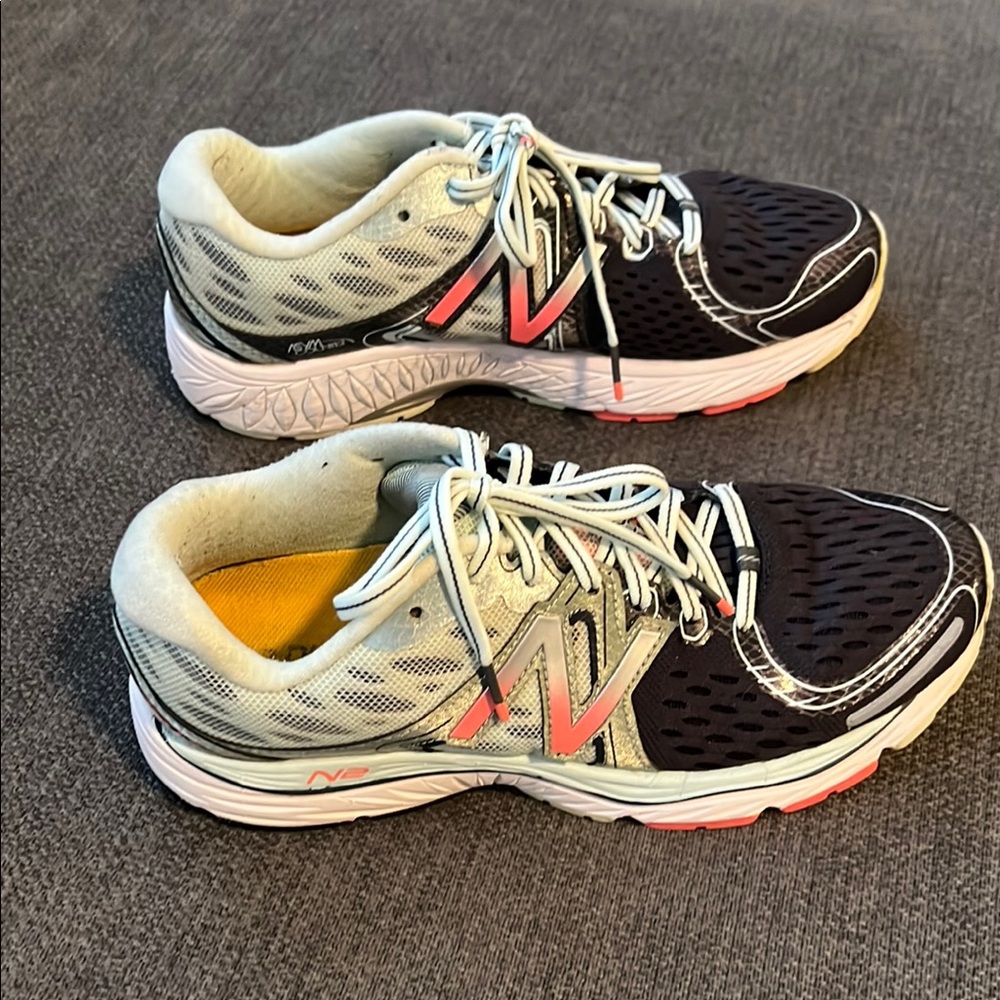 New Balance Black and Pink Athletic Shoes